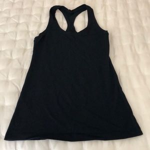 Navy Lululemon racer back top. Size 2. Worn once